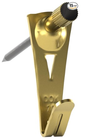 Best Picture Hanging Kits for Heavy Mirrors and Art 4 OOK 50615 Professional Picture Hangers, Art Hangers, Padded, Brass, Reusable Picture Hooks, 20lb (15 set)