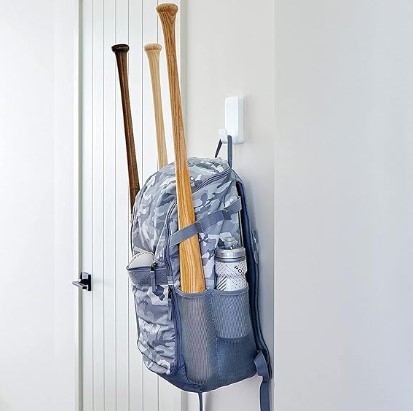 The Ultimate Vacuum Maintenance Kit: Brushes, Hooks, and Air Dusters 4 Command 15 Lb XL Heavyweight Wall Hook, Damage Free Hanging Wall Hook with Adhesive Strips, Heavy Duty Single Wall Hook for Hanging Back to School Organizers, 2 White Hooks and 8 Strips