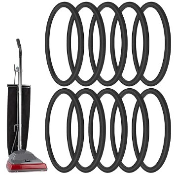 Top 5 Belt Replacements for Classic Upright Vacuums 7 Vacuum Belt, 10 Pack Belt 30563B Round Vacuum Cleaner Belts Upright Vacuum Belt Compatible with Sanitaire Eureka Vacuum Cleaner, Style RD, SC679K C2094 Belt