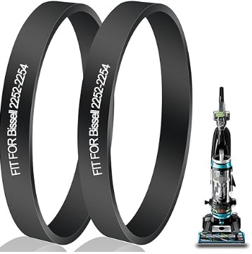 Top 5 Belt Replacements for Classic Upright Vacuums 5 Vacuum Belt Replacement for Bissell Cleanview Swivel Pet Upright Bagless/Powerlifter Vacuum Cleaner, fits Model: 2252, 2254, 22543, 2258,2259, 2260,2316, 2739, 1793, Parts # 3031120, #32074