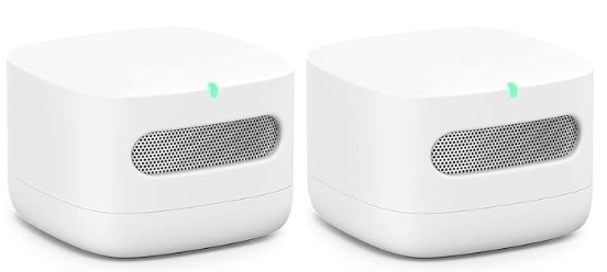 Best Wall-Mounted IAQ Monitors with VOC Sensors 4 Amazon Smart Air Quality Monitor – Know your air, Works with Alexa (Pack of 2)