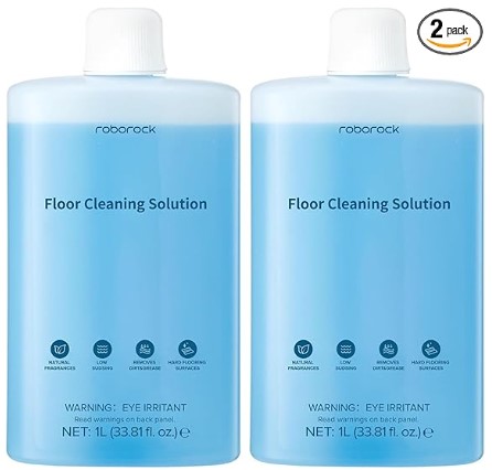Top 5 Deep-Cleaning Solutions for Wet/Dry Mop Vacuums 6 roborock Floor Cleaning Solution, Floor Cleaner for Hardwood, Compatible Robot Vacuums with Mopping and Wet and Dry Vacuum, 1L, 33.8 Fl. OZ (Pack of 2)