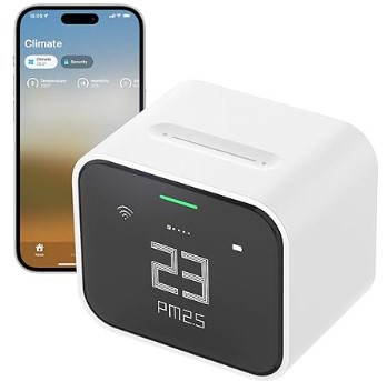 Best CO2 Monitors for Preventing "Afternoon Slump" 4 Qingping Air Monitor Lite, Apple HomeKit Compatible Wi-Fi Indoor Air Quality Meter Detects Home CO2, PM2.5, PM10, Temperature, and Humidity