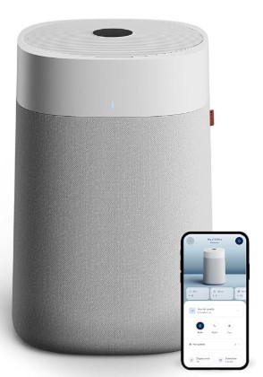 Best Specialized Air Purifiers for Heavy Shedder Dog Owners 6 BLUEAIR Air Purifiers for Large Rooms, Cleans 3,048 Sqft In One Hour, HEPASilent Smart Air Cleaner For Home, Pets, Allergies, Virus, Dust, Mold, Smoke - Blue Pure 211i Max
