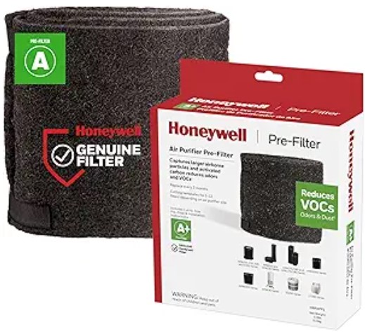 Best Activated Carbon Filters for Removing Cat Litter Odors 5 Honeywell Premium Odor-Reducing Air Purifier Replacement Pre-Filter Roll with Cutting Templates, Air Filter, HRF-APP1 (A+), Black