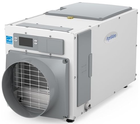 Best Whole-Home Dehumidifiers for Finished Basements 6 AprilAire E080 Pro 80-Pint Whole-House Dehumidifier, Energy Star Certified, Commercial-Grade for Basement, Crawlspace or Whole House up to 4,400 sq. ft.