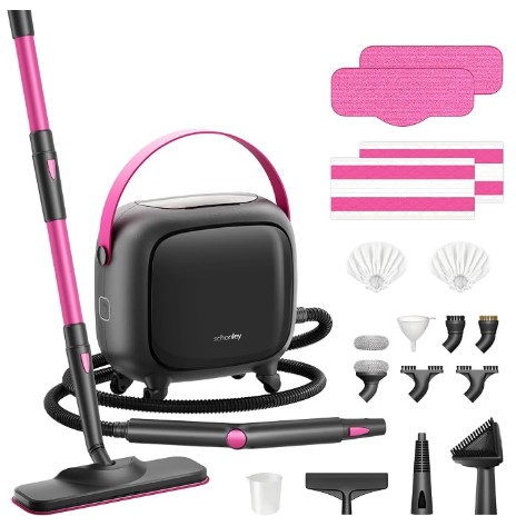 Best High-Pressure Steam Cleaners for Ovens and Grill Grates 4 Schenley 21-in-1 Steam Cleaner for Home, Heavy-Duty Steamer for Cleaning | 3.5 Bar Pressure | 248°F Deep Cleaning | 45.5 oz Large Tank | Steam Lock Switch | for Floor, Grout, Tile, Kitchen & Bathroom