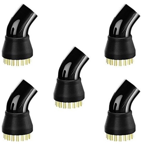 Best Steam Scraper Attachments for Polymerized Grease 4 McCulloch A1230-006 Brass Brush (5 Pack) for Select McCulloch Models, Designed for Scrubbing The Toughest Stains, Perfect for Use on Grills, Oven Racks, Auto, and Other Hard Metal Surfaces