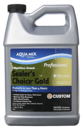 Best Neutral Grout Sealants to use after Steam Sanitization 2 Aqua Mix Sealer's Choice Gold - Gallon