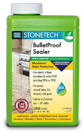 Best Neutral Grout Sealants to use after Steam Sanitization 4 STONETECH® Bulletproof® Sealer, 1 Quart/32 Oz