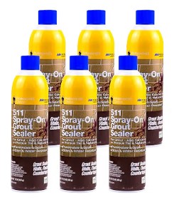 Best Neutral Grout Sealants to use after Steam Sanitization 6 Miracle Sealants Grout Sealer Aerosol Spray, 15 oz, 6 Pack