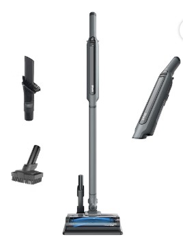 Best Cordless Stick Vacuums for Under-Bed Storage Clearances 4 Shark WANDVAC System Pet Ultra-Lightweight Powerful Cordless Stick Vacuum with Charging Dock, WS642, Grey