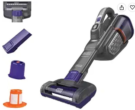 Handheld vs. Stick: Which motorized tool is better for carpeted risers? 2 BLACK+DECKER dustbuster furbuster Pet Hair Vacuum with Motorized Pet Hair Brush, Handheld Vacuum Cordless for Home and Car, Rechargeable, Portable, Powerful Suction, AdvancedClean (HHVK515JP07)
