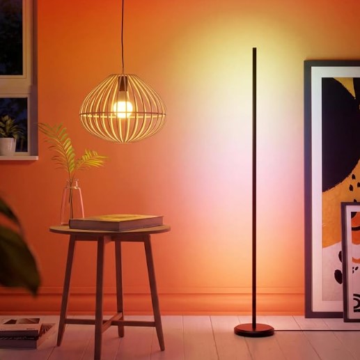 Best Smart Floor Lamps with "Sunrise/Sunset" Automation 6 Nanoleaf Matter Smart Floor Lamp with LED Bulbs